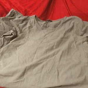 Florho XL Jade Green Linen Tunic with pockets